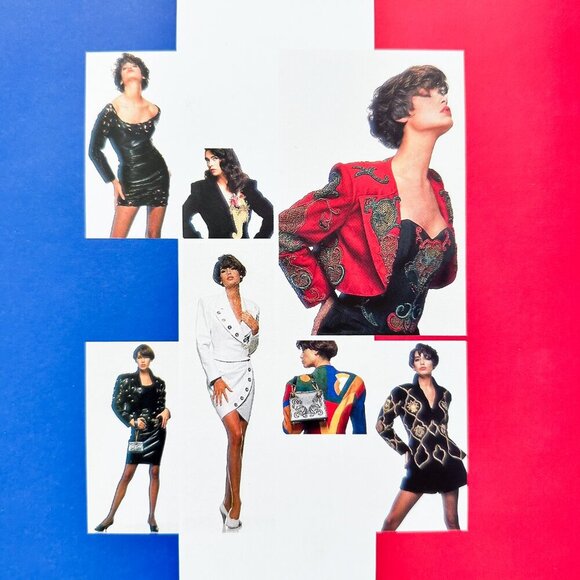 1990s Jitrois Gold Book Ad • Vintage Leather Fashion • Parisian Wall Art - Picture 4 of 6